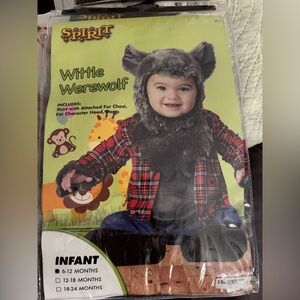 Spirit Halloween Wittle Werewolf Infant Costume 6-12 months